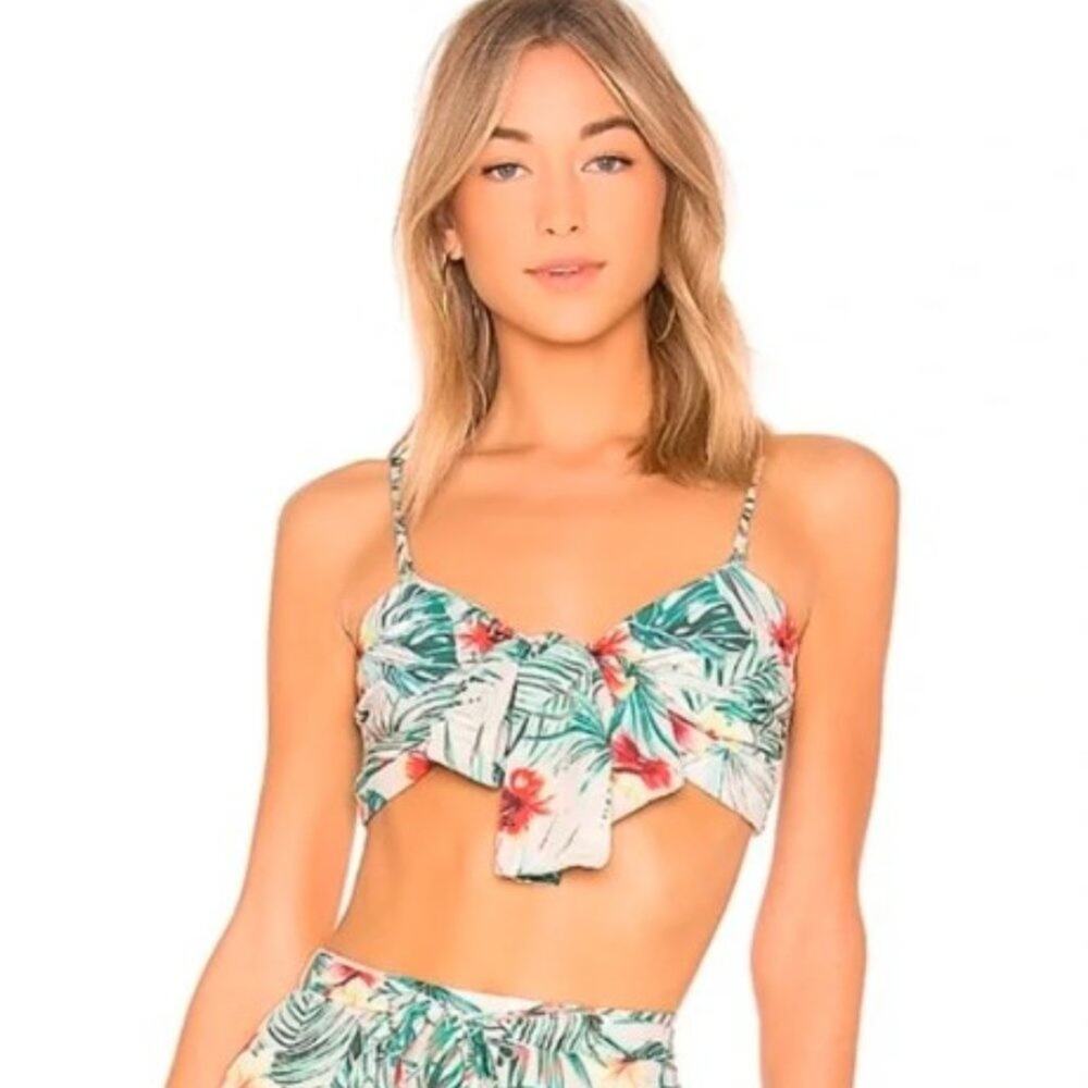 NWT Lovers + Friends Tropical Print Beck Top Size Small